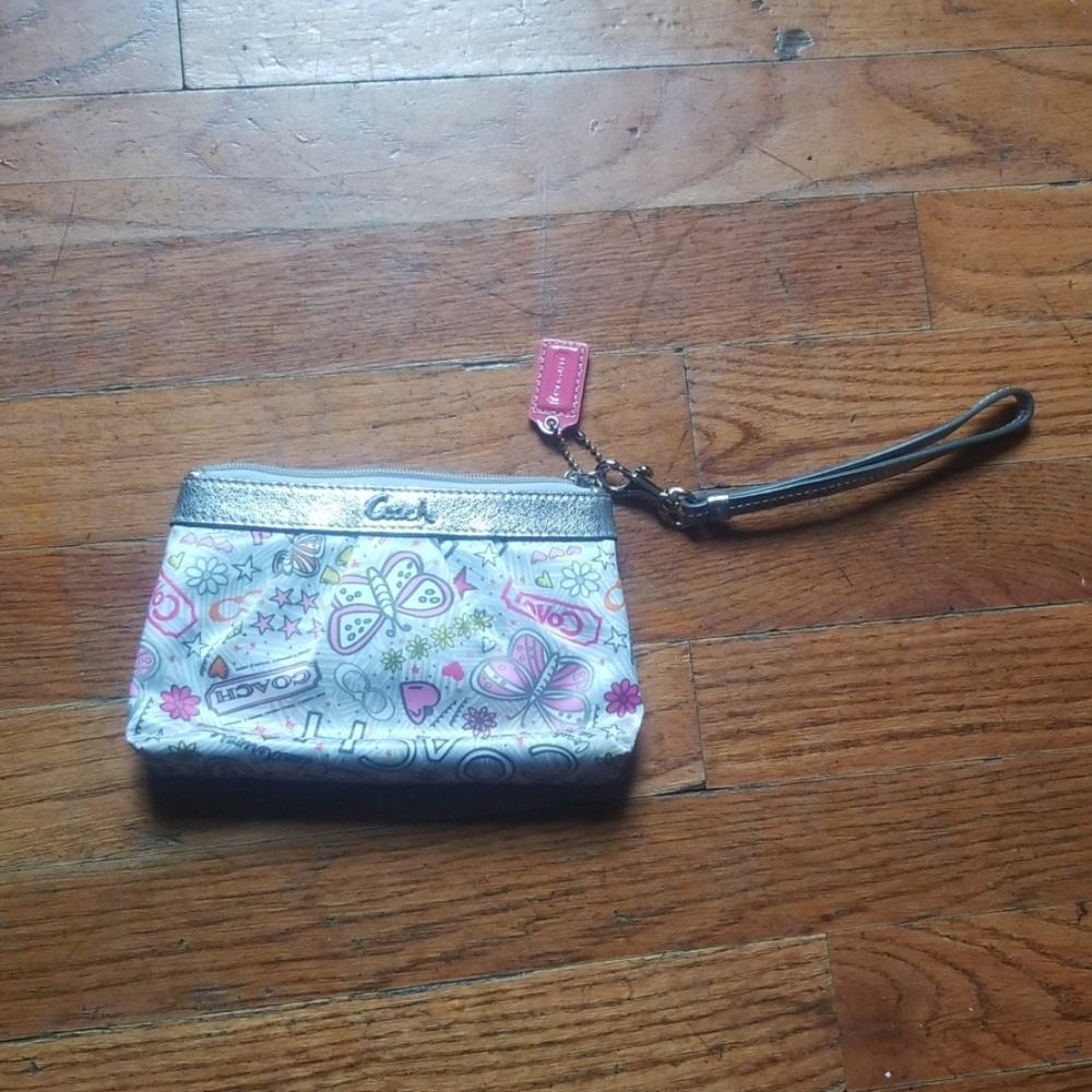 Coach wristlet/clutch